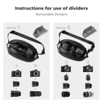 K&F Concept 2-in-1 Sling and Camera Bag