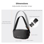 K&F Concept 2-in-1 Sling and Camera Bag