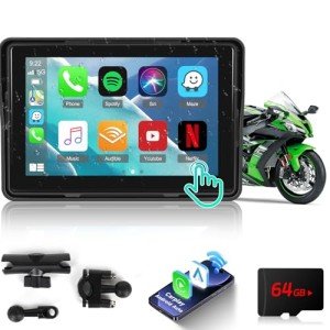 NHOPEEW Wireless Motorcycle Dash Cam with GPS