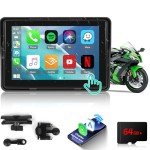 NHOPEEW Wireless Motorcycle Dash Cam with GPS