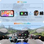 Carpuride W603 Waterproof 6.3" Motorcycle Screen