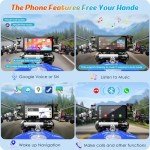 Carpuride W603 Waterproof 6.3" Motorcycle Screen