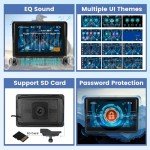 NHOPEEW Wireless Motorcycle Dash Cam with GPS