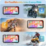 Carpuride W603 Waterproof 6.3" Motorcycle Screen