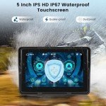 NHOPEEW Wireless Motorcycle Dash Cam with GPS