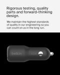 Belkin BoostCharge Dual Car Charger 42W - Black