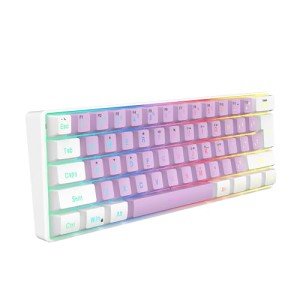 SAMA 60% RGB Wired Gaming Keyboard - Purple