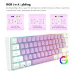 SAMA 60% RGB Wired Gaming Keyboard - Purple