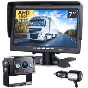 7" HD 1080P Backup Camera Monitor Kit