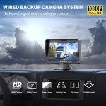 7" HD 1080P Backup Camera Monitor Kit