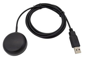 USB GPS Receiver Antenna for Laptops and Cars