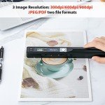 Portable Handheld Scanner for A4 Documents & Photos