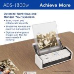 Brother ADS-1800W Wireless Compact Desktop Scanner