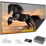 120-Inch Foldable Projector Screen - 16:9