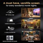 120-Inch Foldable Projector Screen - 16:9