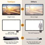 120" Portable Double-Sided Projector Screen - Anti-Crease