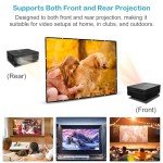 120" Portable Double-Sided Projector Screen - Anti-Crease