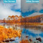 120" Portable Double-Sided Projector Screen - Anti-Crease