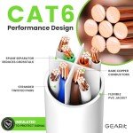 GearIT 6 ft Cat 6 Ethernet Cable - 24 Pack