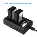 2-Pack Sony NP-FW50 Battery & Dual USB Charger