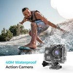 4K Waterproof Action Camera with 64G SD Card