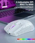 SOLAKAKA SM600 Wireless Gaming Mouse - 8000 DPI