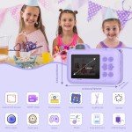 Kids Instant Print Camera with 1080P HD Lens