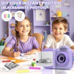 Kids Instant Print Camera with 1080P HD Lens