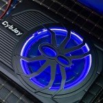CybJoy 10" 800W Slim Car Subwoofer with LED