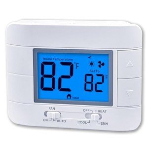Non-Programmable Heat Pump Thermostat with LCD Display