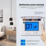Non-Programmable Heat Pump Thermostat with LCD Display