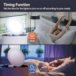RICHSING 6" RGBW LED Recessed Lights, 4-Pack