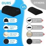 StepLively Adjustable Under Desk Foot Rest - Black