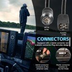 12-Inch Ethernet Adapter Cable for Humminbird Fish Finders