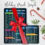 Air Fryer Magnetic Cheat Sheet Set - Quick Reference
