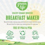 GreenLife 3-in-1 Breakfast Maker with Timer