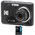 Kodak FZ45BK 16MP Digital Camera Bundle with 64GB Card