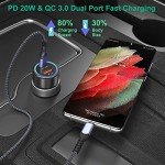Bangfun 36W Dual Port USB C Car Charger Pack