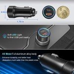 Bangfun 36W Dual Port USB C Car Charger Pack