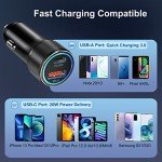 Bangfun 36W Dual Port USB C Car Charger Pack
