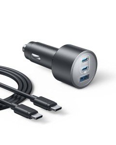 Anker 3-Port USB-C Car Charger for iPhone