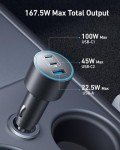 Anker 3-Port USB-C Car Charger for iPhone