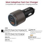 VELOGK 73W Turbo Type-C Car Charger Adapter