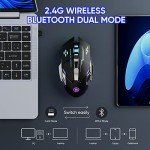 RGB Wireless Gaming Mouse with Silent Click