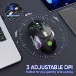 RGB Wireless Gaming Mouse with Silent Click