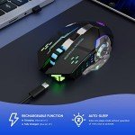 RGB Wireless Gaming Mouse with Silent Click