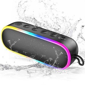 LENRUE Waterproof Bluetooth Shower Speaker with Bass