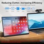 16" FHD Touchscreen Portable Monitor with USB-C HDMI