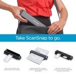 ScanSnap iX100 Wireless Portable Scanner - Black