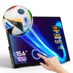 15.6" Portable Touchscreen Monitor 1080P IPS HDMI